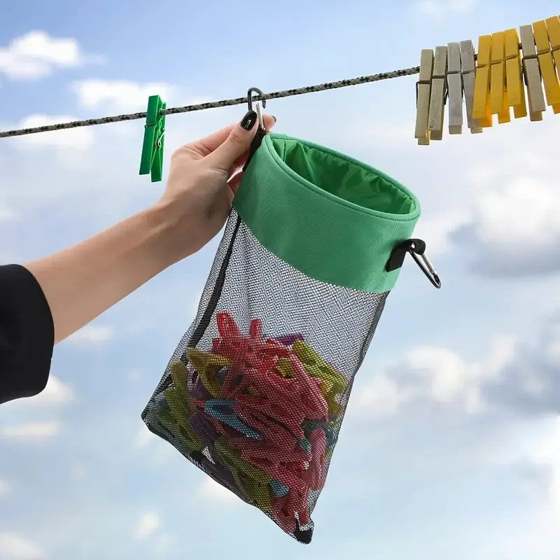 Sac de rangement pour pinces à linge pratique