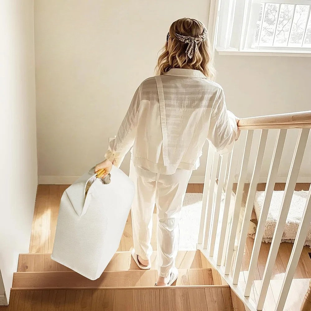 Panier linge pliable rangement salle bain - Organisez facilement votre buanderie