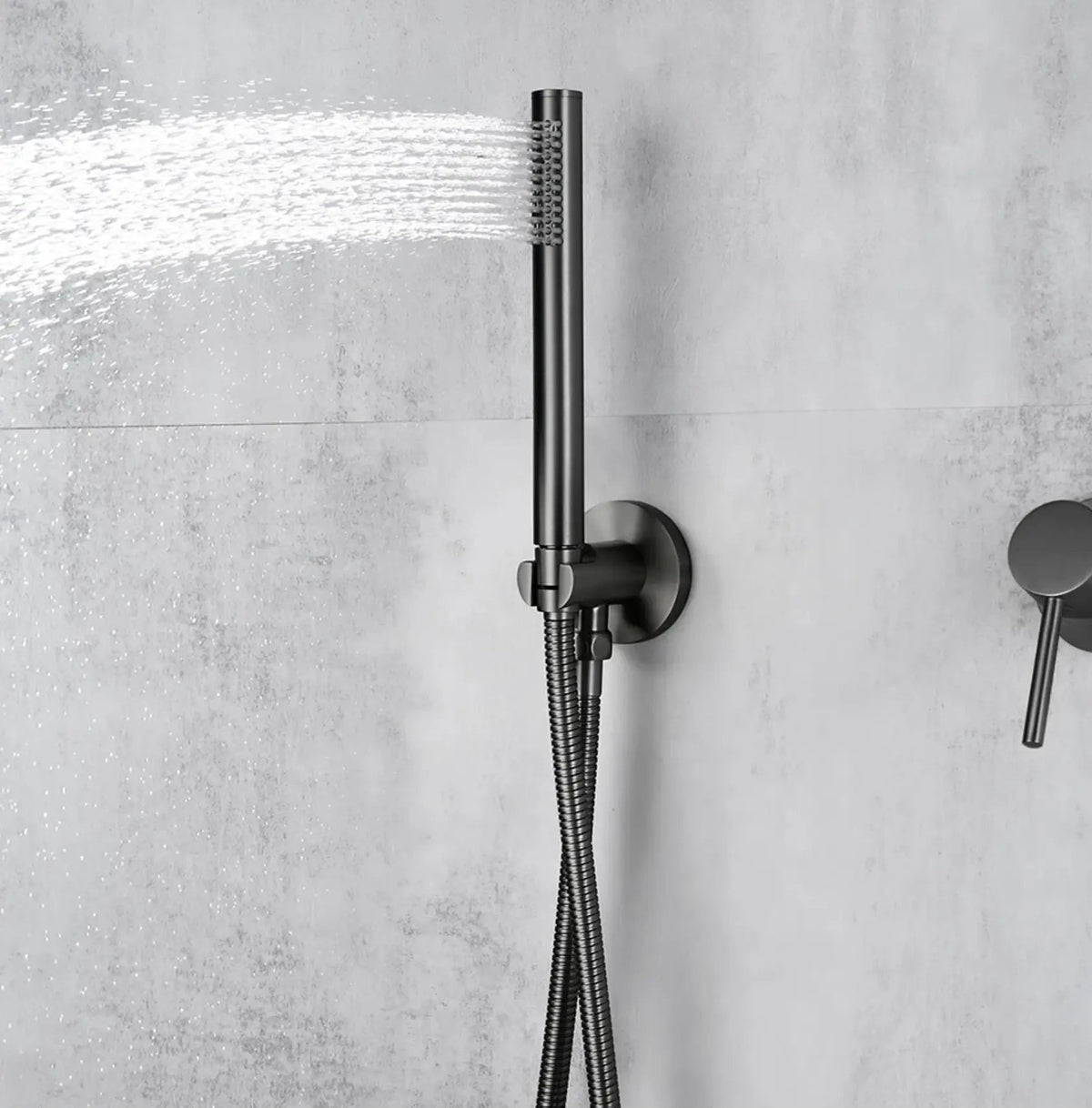Mitigeur de Douche mural anthracite
