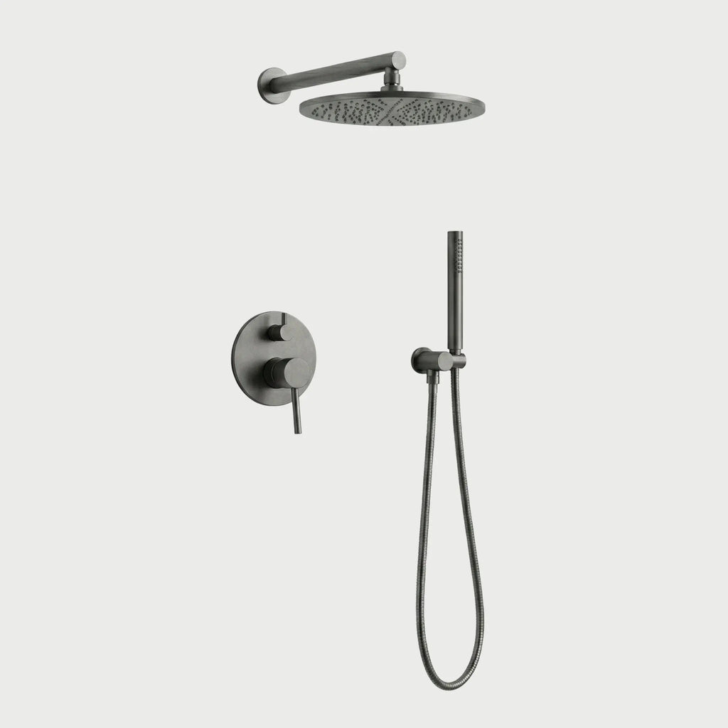 Kit de Douche Thermostatique encastré anthracite