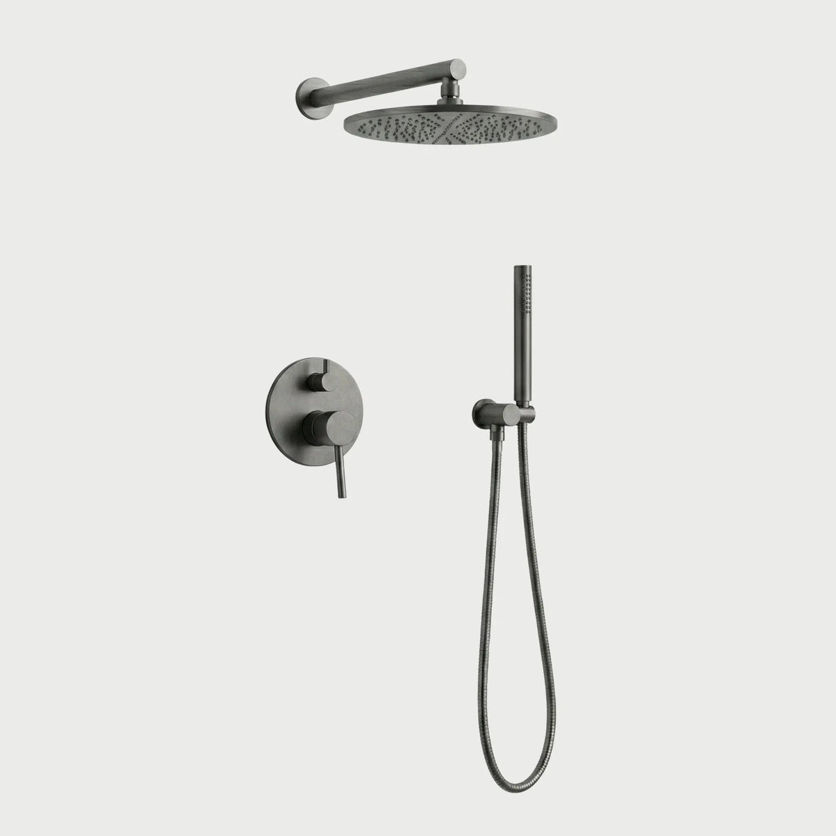 Kit de Douche Thermostatique encastré anthracite