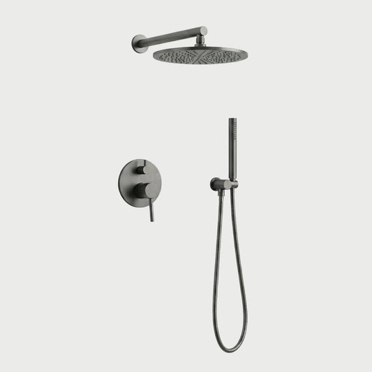 Kit de Douche Thermostatique encastré anthracite