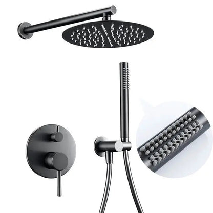 Kit de Douche Thermostatique encastré anthracite