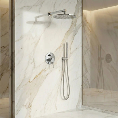 Kit de Douche Thermostatique encastré chrome