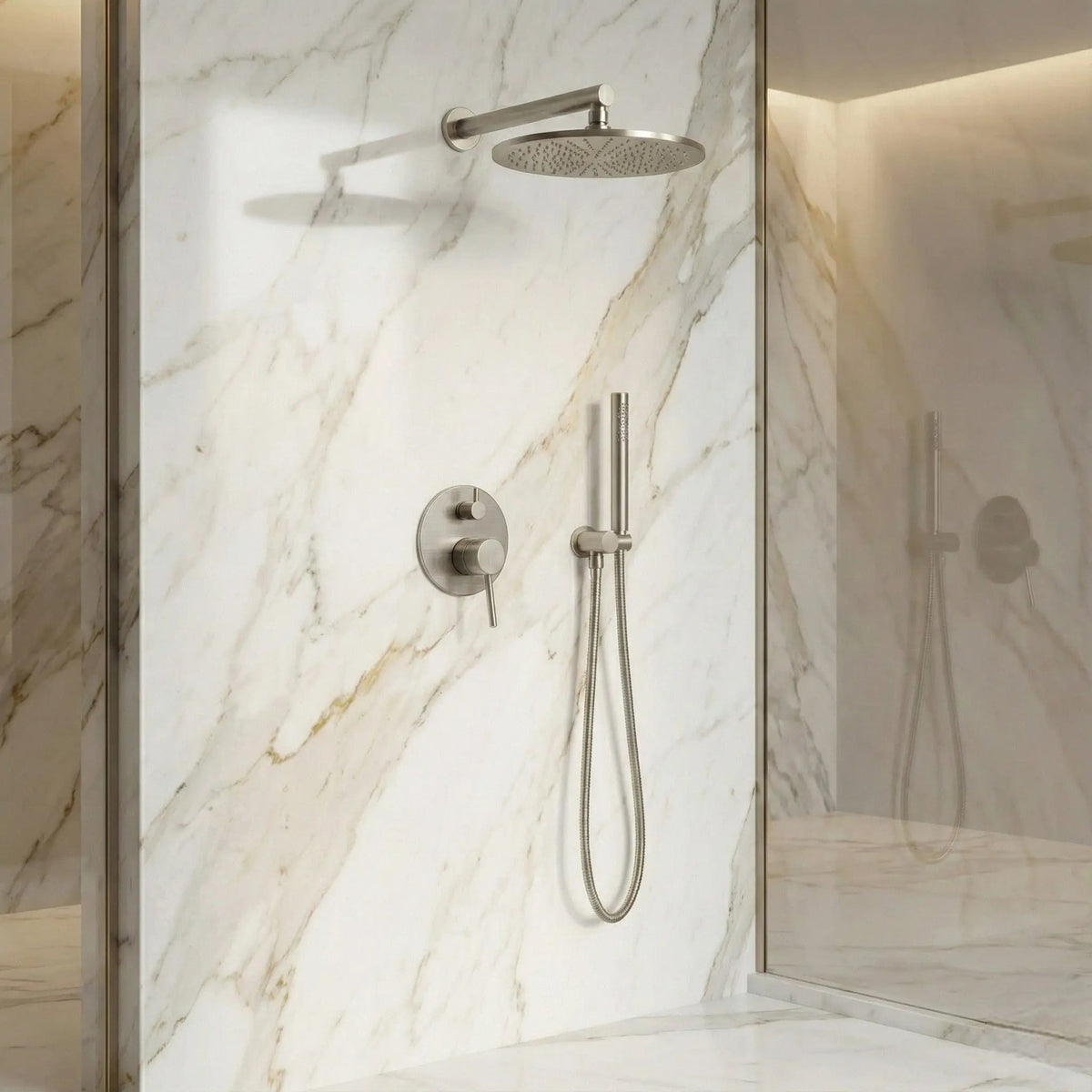 Kit de Douche Thermostatique encastré inox