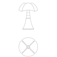 Lampe à poser design moderne LINEA