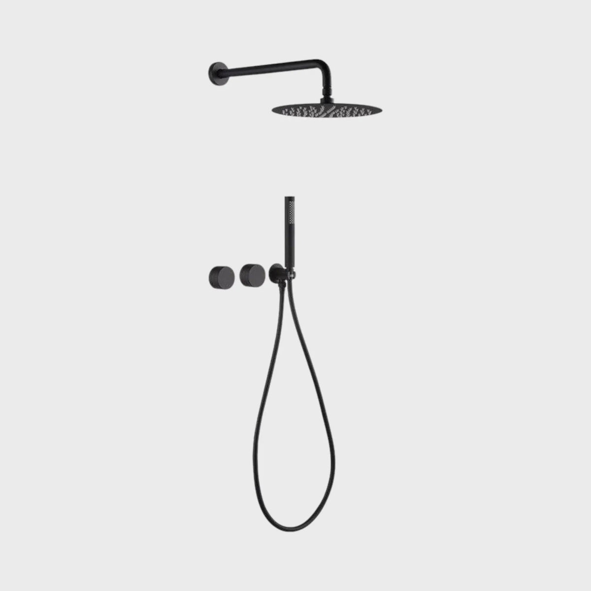 Composition de Douche encastré noir