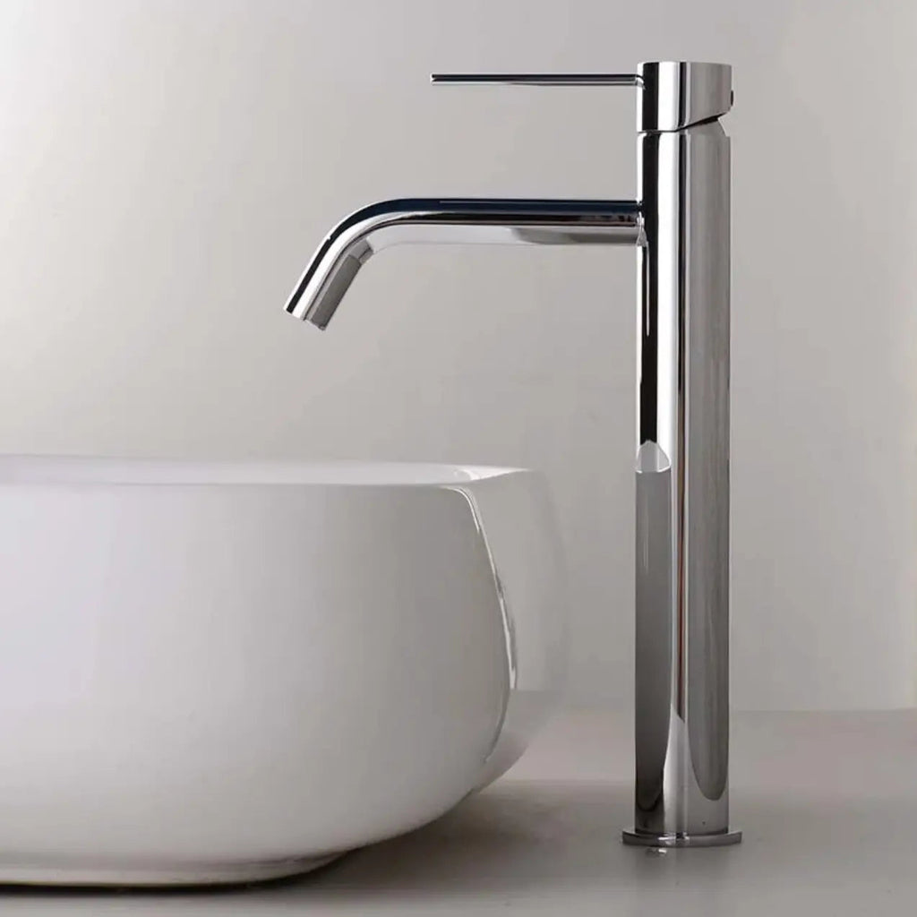 Mitigeur de lavabo haut chrome