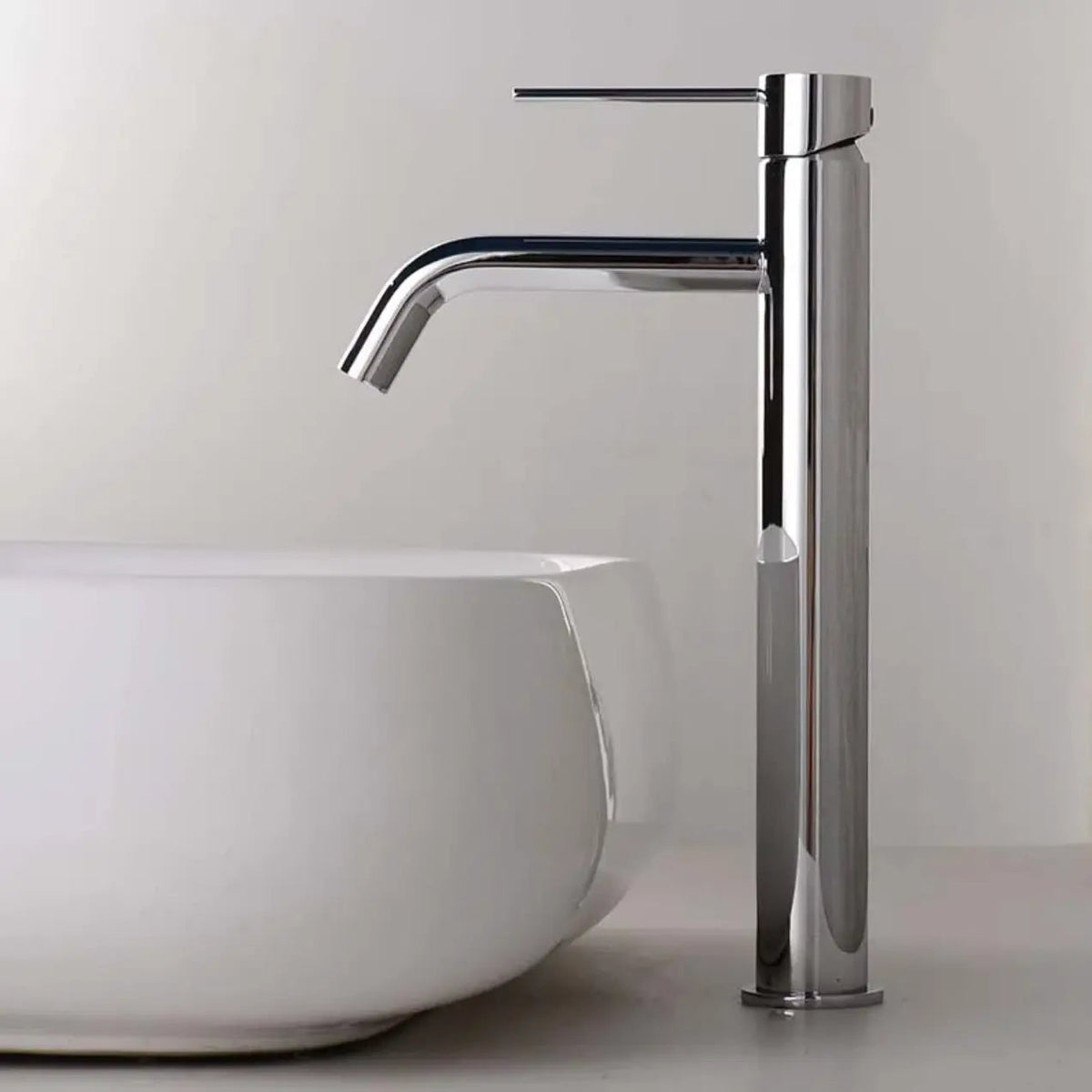 Mitigeur de lavabo haut chrome