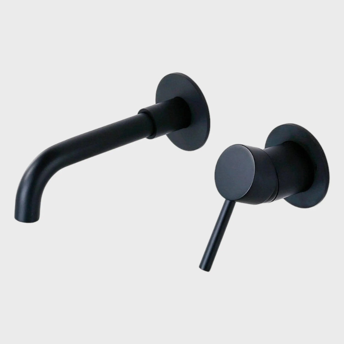 Mitigeur de lavabo encastré noir mat