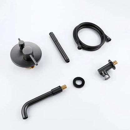 Mitigeur de bain thermostatique encastré anthracite