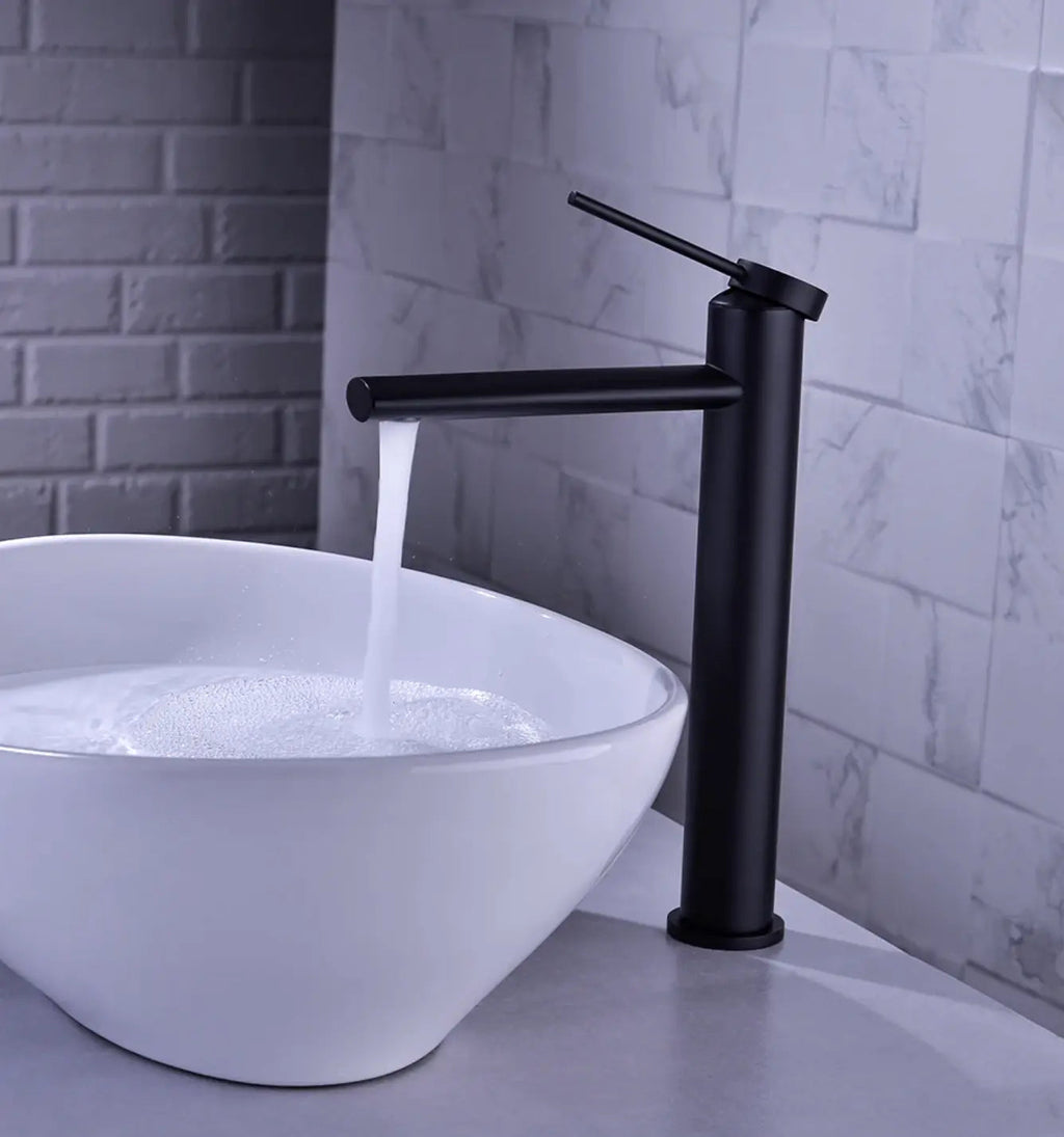 Mitigeur de lavabo haut 4 finitions