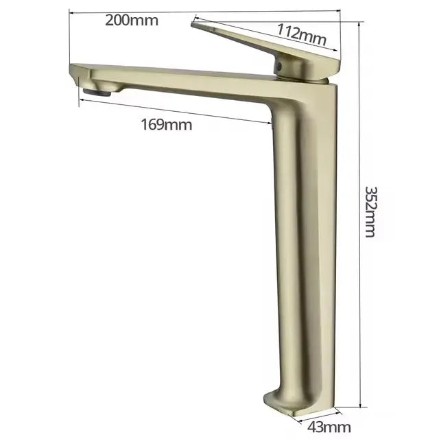 Mitigeur de lavabo haut 3 finitions