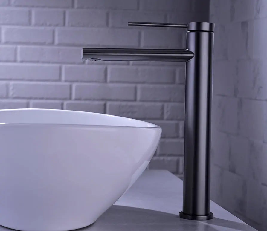 Mitigeur de lavabo haut noir