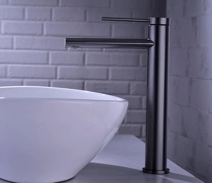 Mitigeur de lavabo haut anthracite