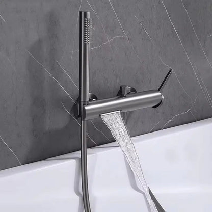 Mitigeur de baignoire mural anthracite