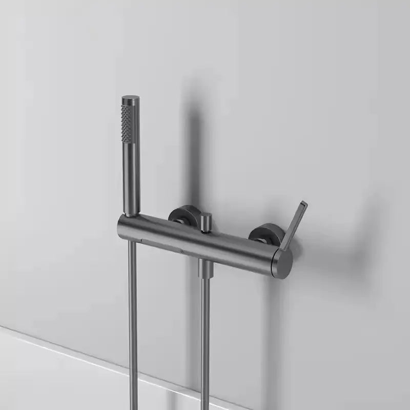 Mitigeur de baignoire mural anthracite