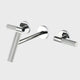 Mitigeur de lavabo encastré chrome