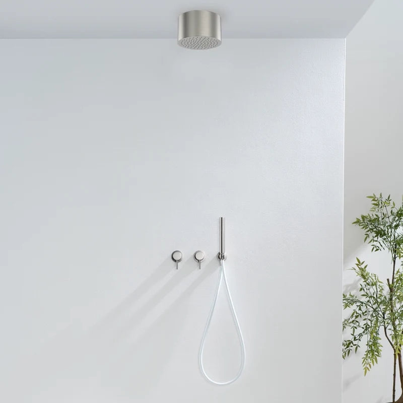 Colonne de douche encastrée plafond précision