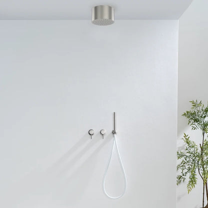 Colonne de douche encastrée plafond précision