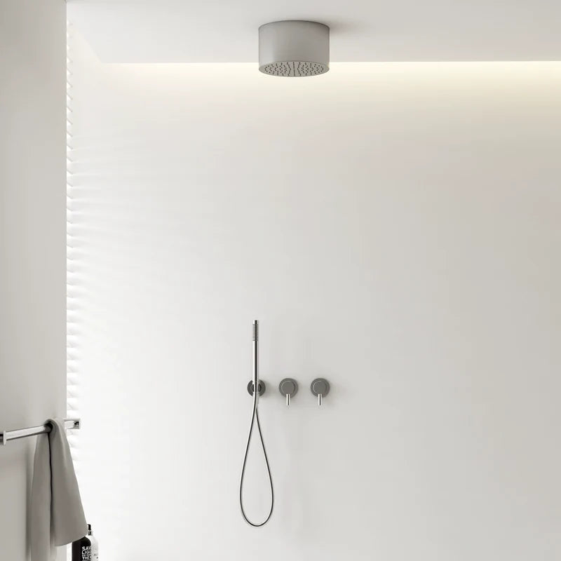 Colonne de douche encastrée plafond précision