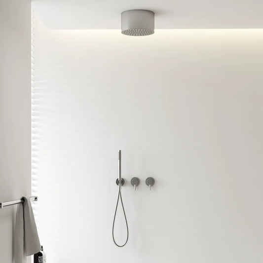 Colonne de douche encastrée plafond précision