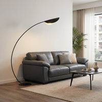 Lampadaire arc noir minimaliste GRAFICA