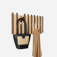 Designer wooden coat rack – modern and modular style