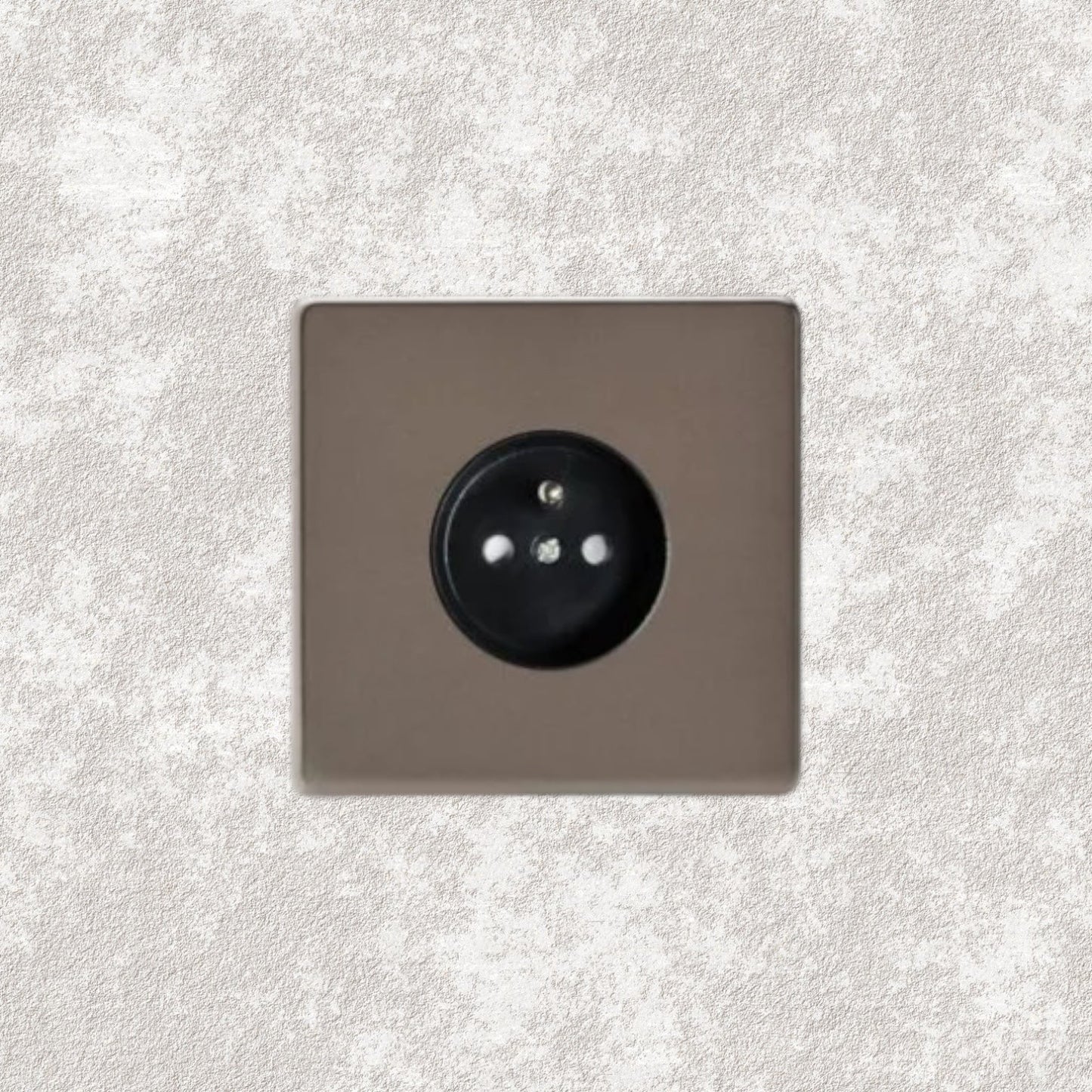 prise de courant simple bronze