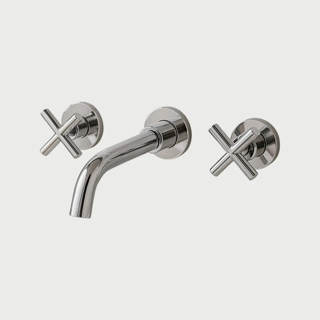 Robinet de lavabo encastré chrome