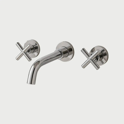 Robinet de lavabo encastré chrome