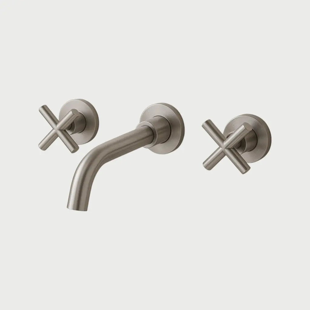 Robinet de lavabo encastré inox