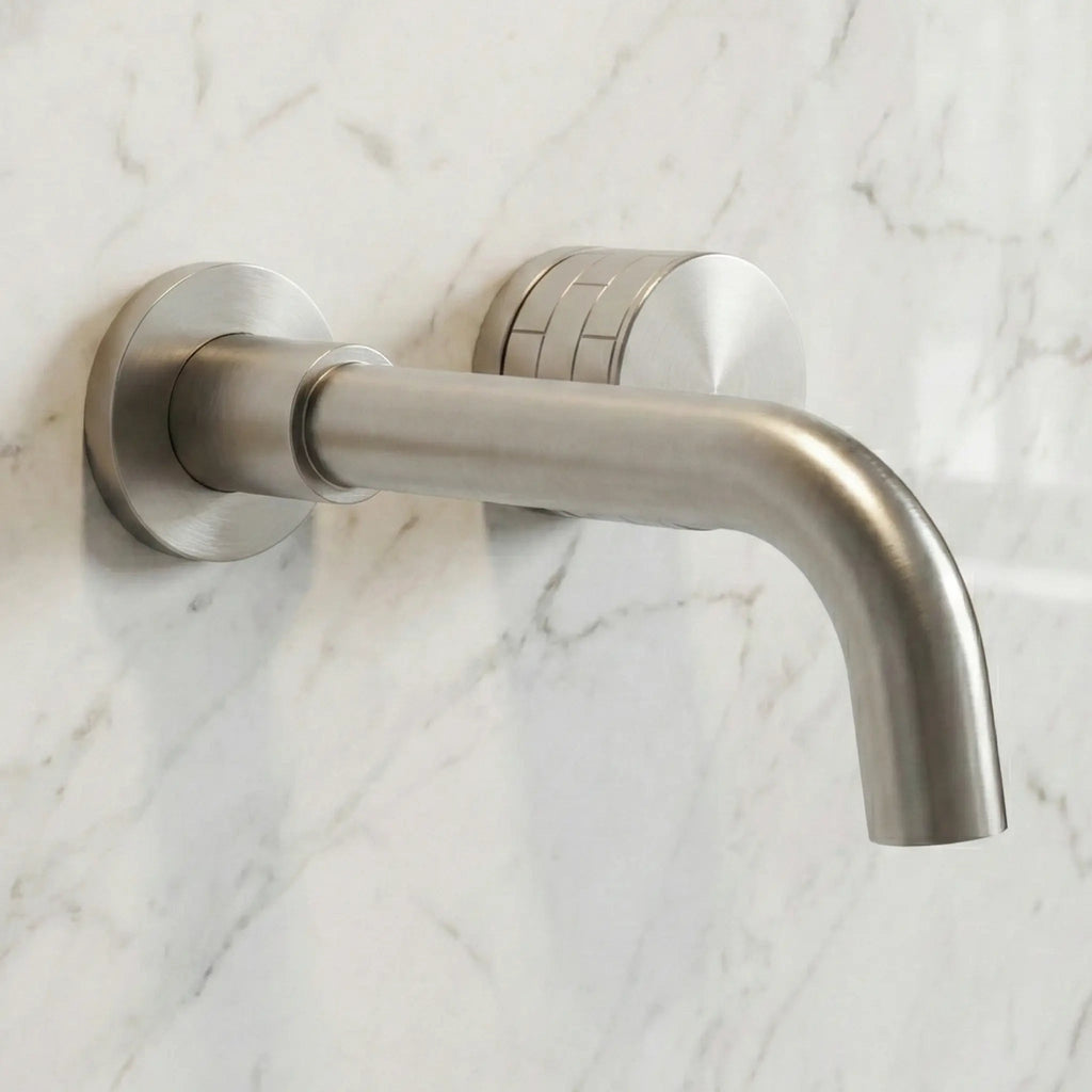 Robinet de lavabo encastré inox
