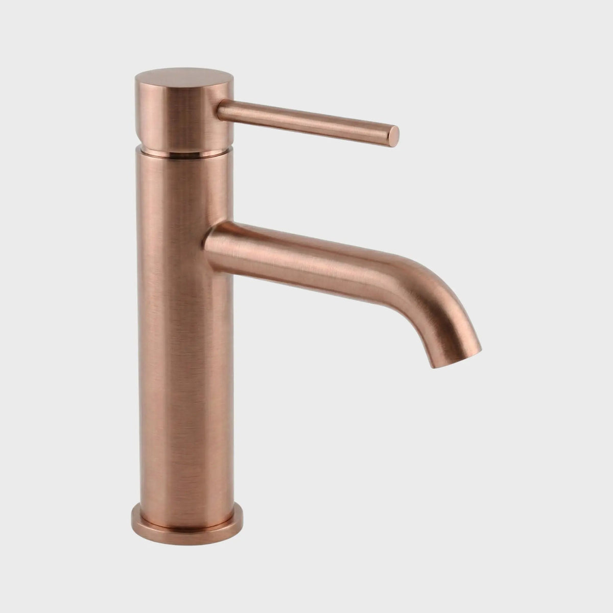 Mitigeur de lavabo sur plan or rose