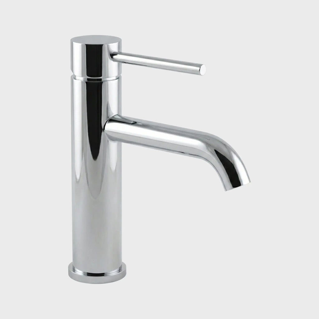 Mitigeur de lavabo sur plan chrome