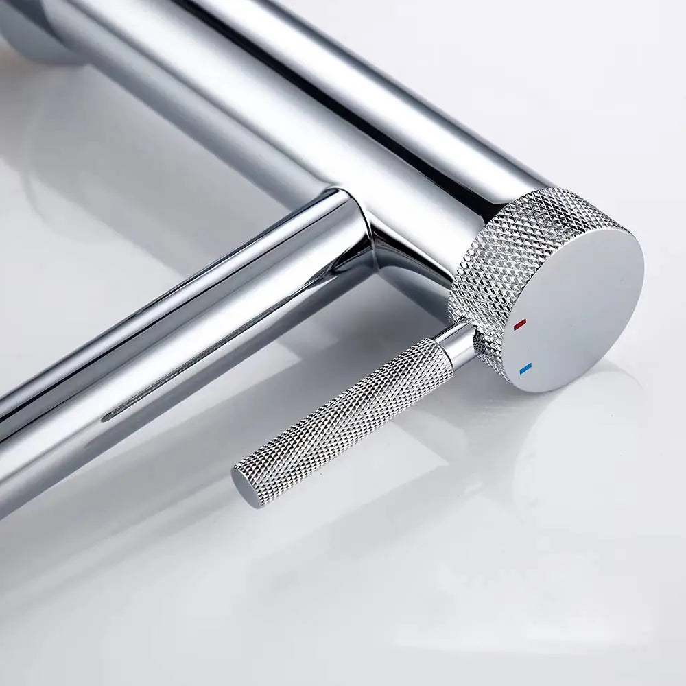 Mitigeur de lavabo à poser chrome