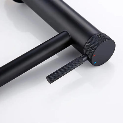 Mitigeur de lavabo générique noir mat