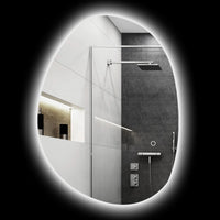 ONDINA — Miroir de Salle de Bain LED Asymétrique Anti-Buée