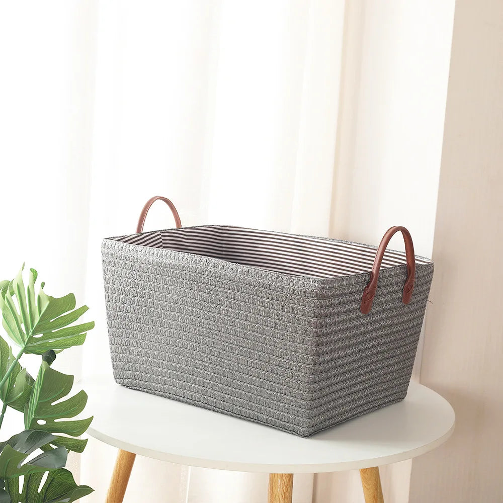 Panier de rangement vêtements style japonais - Gain de Place