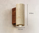 WABURA - Applique Murale en Travertine, Esprit Wabi-Sabi