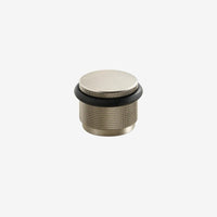 Butée de porte moletée en laiton réglable en hauteur - 4 finitions