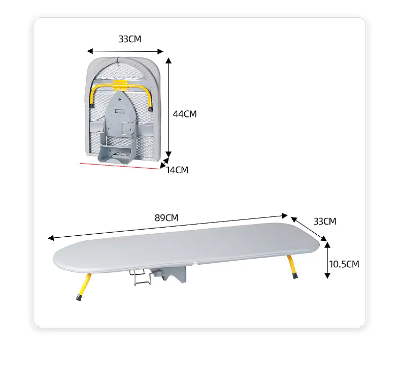 Petite table à repasser compacte et pratique