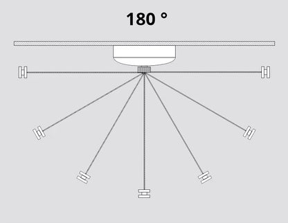 Corde à linge rétractable inox Argent