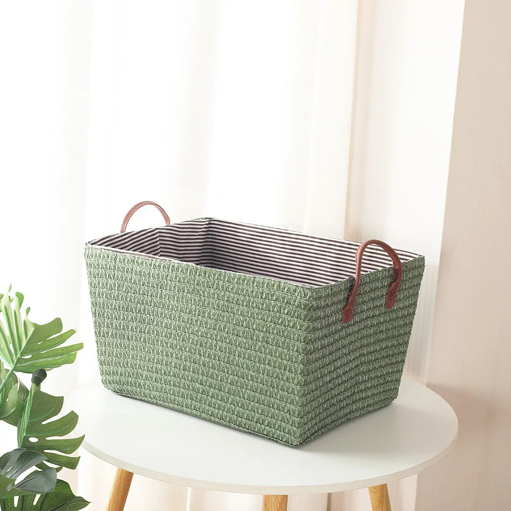 Panier de rangement vêtements style japonais - Gain de Place