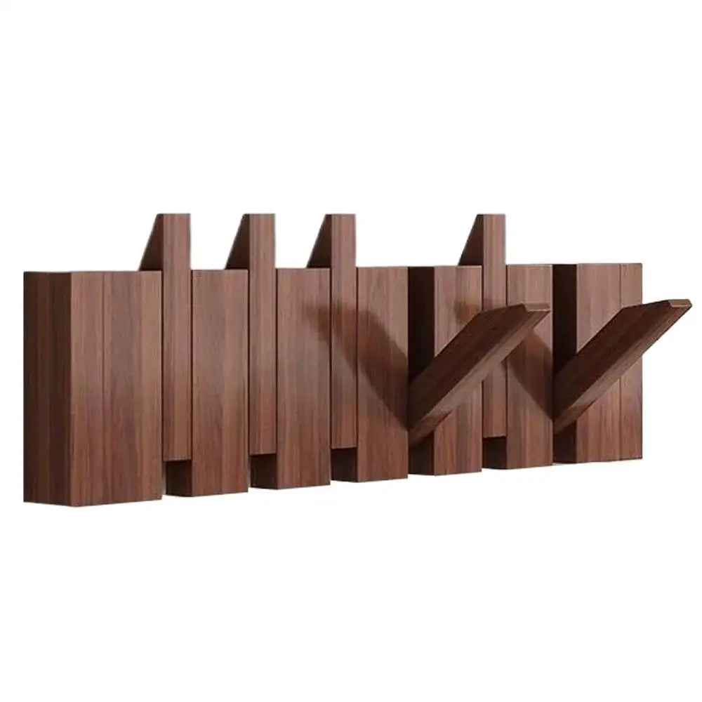 Porte-manteau mural bois clés piano - pratique et élégant pour une organisation parfaite