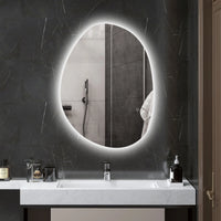 ONDINA — Miroir de Salle de Bain LED Asymétrique Anti-Buée