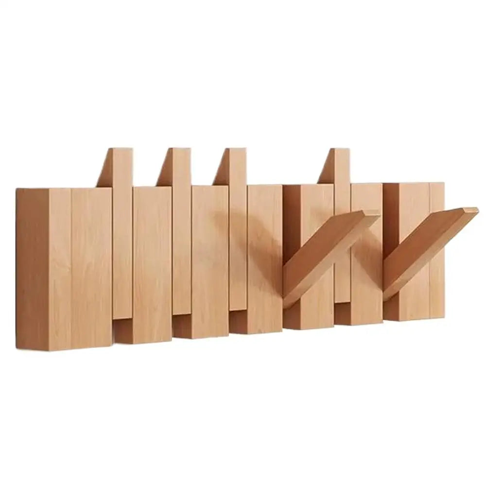 Porte-manteau mural bois clés piano - pratique et élégant pour une organisation parfaite