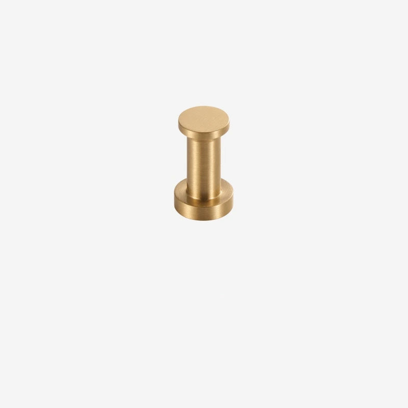Wandhaken aus gebürstetem Messing - 4 originelle Designs