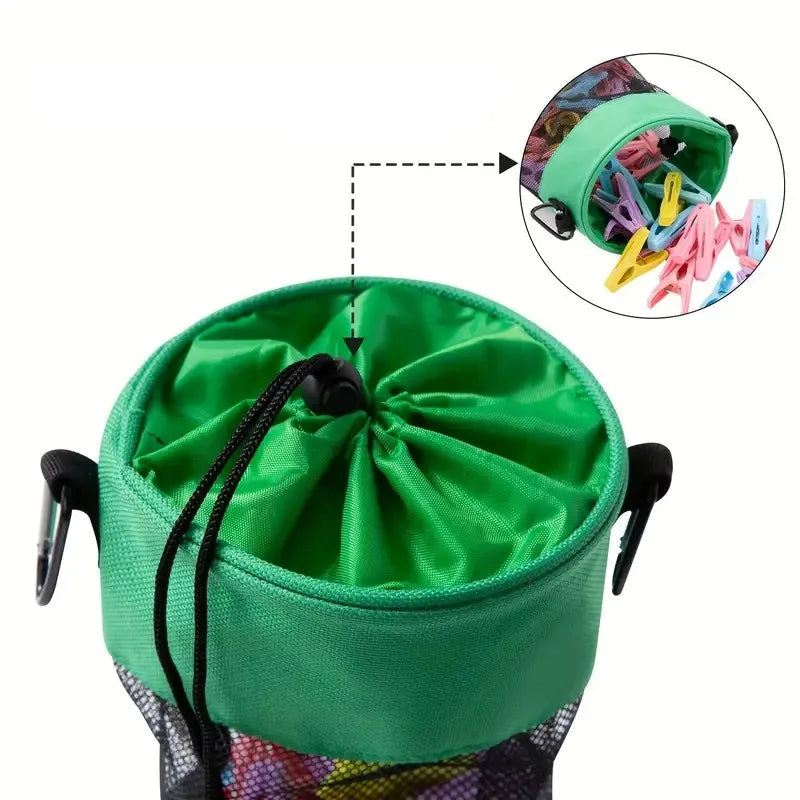 Sac de rangement pour pinces à linge pratique