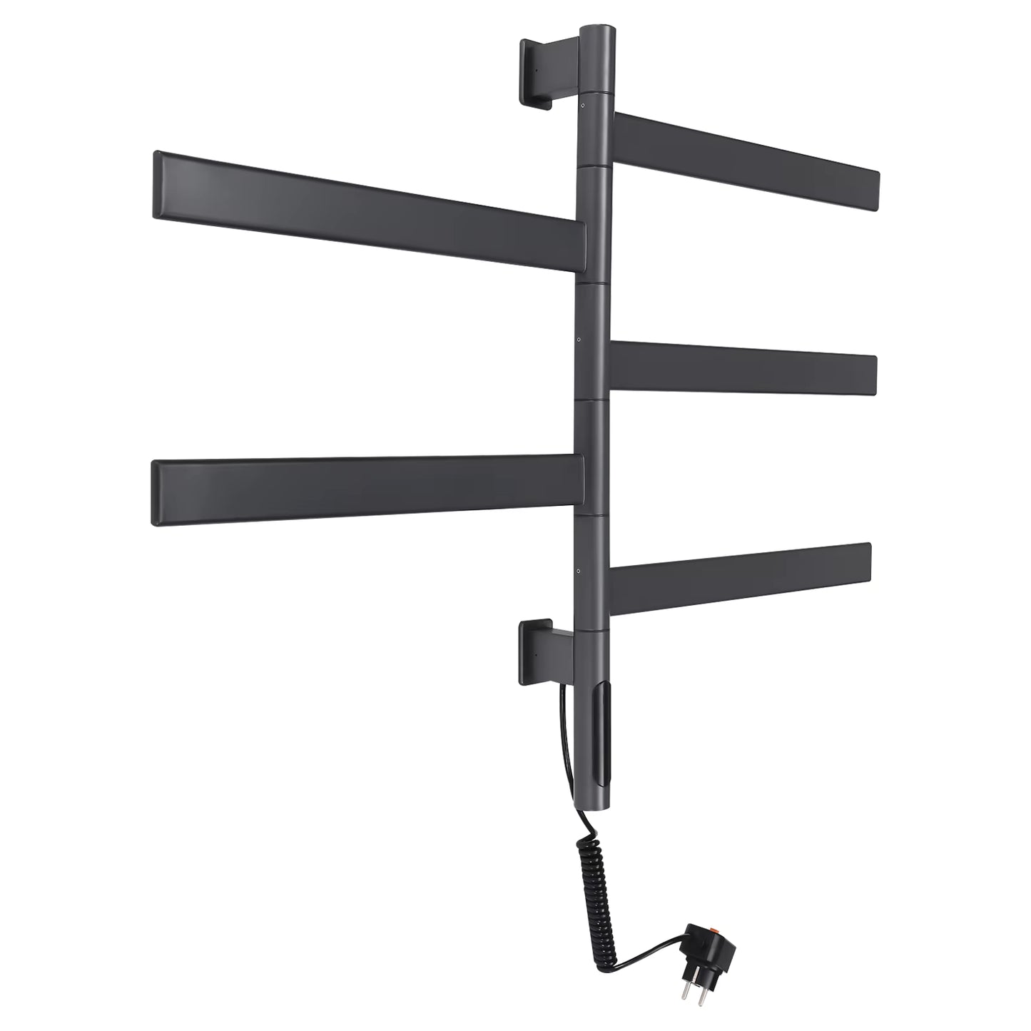 Sèche-serviettes électrique rotation 180° fibre carbone tactile